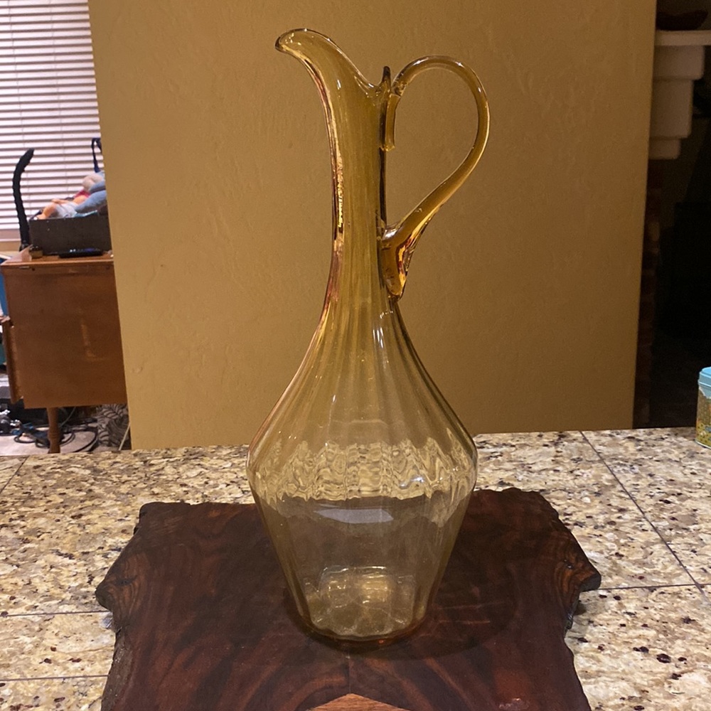 Empoli Glass jug VTG